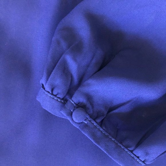 BLUE RAIN FRANCESCA’S  BLUE BLOUSE SIZE MEDIUM    NEW - Picture 5 of 11